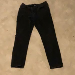 Black skinny jeggings
